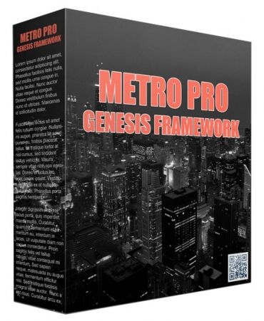 eCover representing Metro Pro Genesis FrameWork Templates & Themes with Personal Use Rights