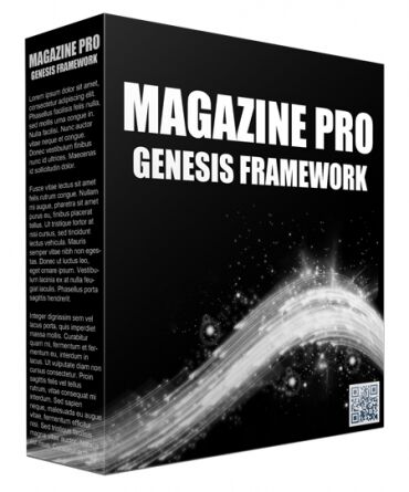 eCover representing Magazine Pro Genesis FrameWork Templates & Themes with Personal Use Rights