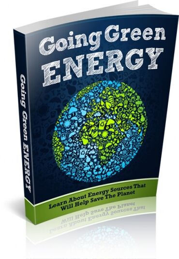 eCover representing Going Green Energy eBooks & Reports with Master Resell Rights