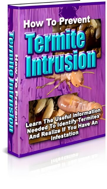eCover representing How To Prevent Termite Intrusion eBooks & Reports with Private Label Rights