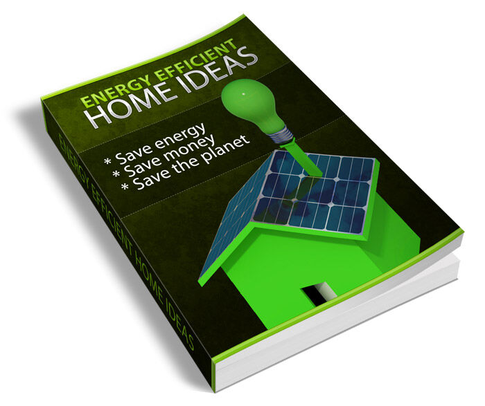 eCover representing Energy Efficient Home Ideas - PLR eBooks & Reports with Private Label Rights