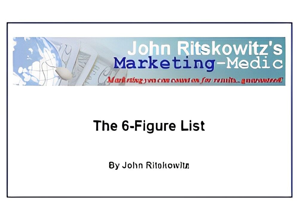 The 6-Figure List: Comprehensive Guide to Success