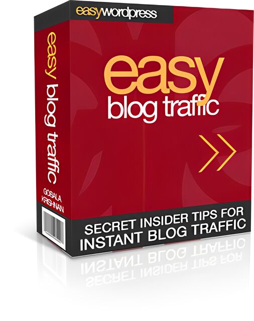 eCover representing Easy Blog Traffic eBooks & Reports with Master Resell Rights