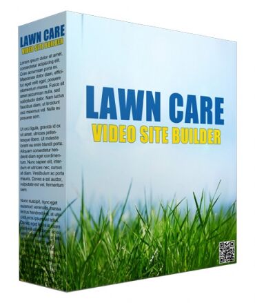 eCover representing Lawn Care Video Site Builder  with Master Resell Rights