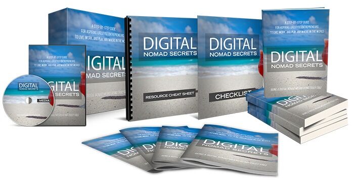 eCover representing Digital Nomad Secrets eBooks & Reports with Master Resell Rights