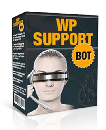 eCover representing WP Support Bot  with Master Resell Rights