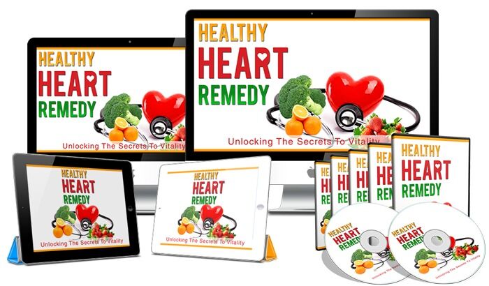 eCover representing Healthy Heart Remedy Pro eBooks & Reports/Videos, Tutorials & Courses with Master Resell Rights