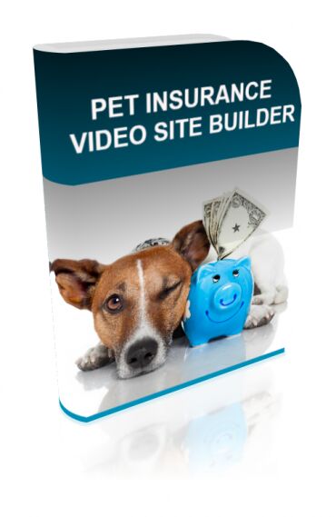 eCover representing Pet Insurance Video Site Builder  with Master Resell Rights