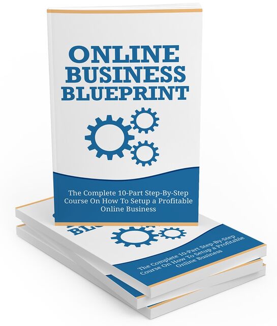 eCover representing Online Business Blueprint Pack eBooks & Reports with Master Resell Rights