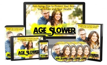 eCover representing Age Slower Video Upgrade eBooks & Reports/Videos, Tutorials & Courses with Master Resell Rights