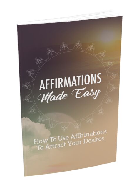 eCover representing The Daily Affirmation Handbook eBooks & Reports with Master Resell Rights