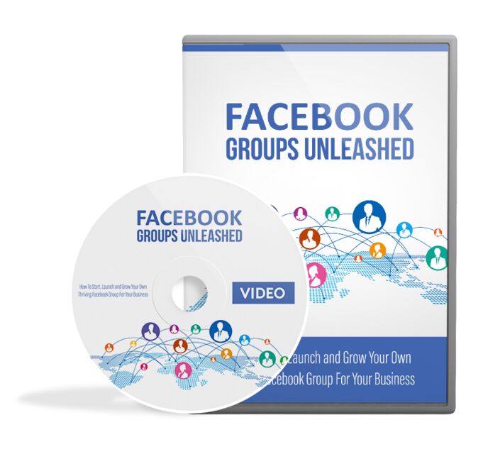 eCover representing Facebook Groups Unleashed Video Upgrade eBooks & Reports/Videos, Tutorials & Courses with Master Resell Rights