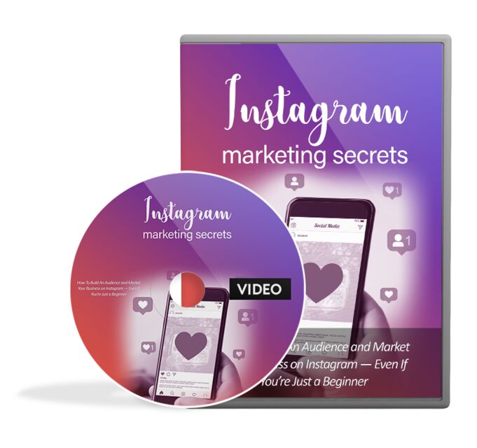 eCover representing Instagram Marketing Secrets Video Upgrade eBooks & Reports/Videos, Tutorials & Courses with Master Resell Rights