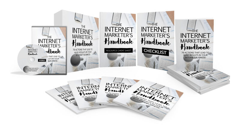 eCover representing The Internet Marketer's Handbook Video Upgrade Videos, Tutorials & Courses with Master Resell Rights