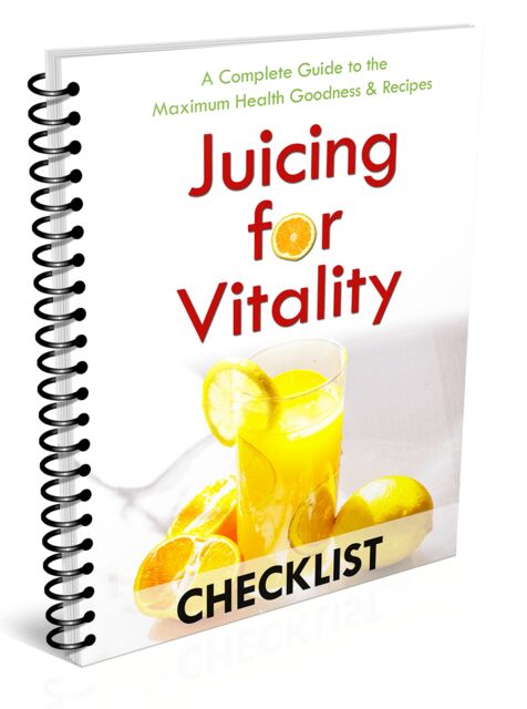 eCover representing Juicing For Vitality eBooks & Reports with Master Resell Rights