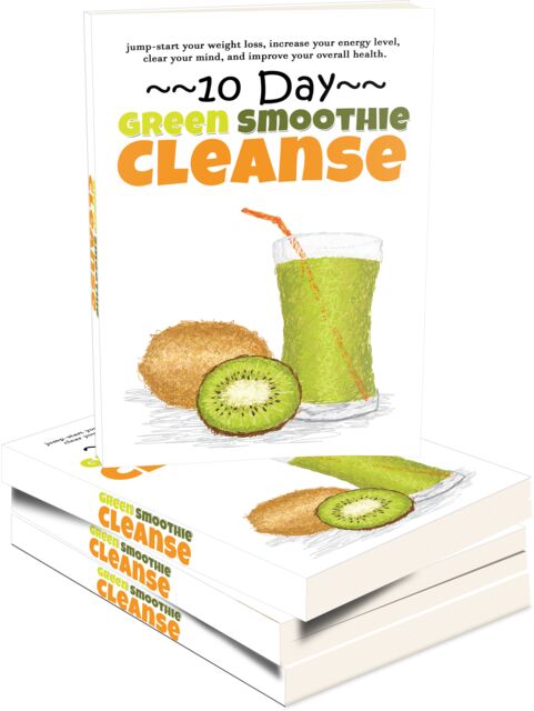 eCover representing Green Smoothie Cleanse eBooks & Reports with Master Resell Rights