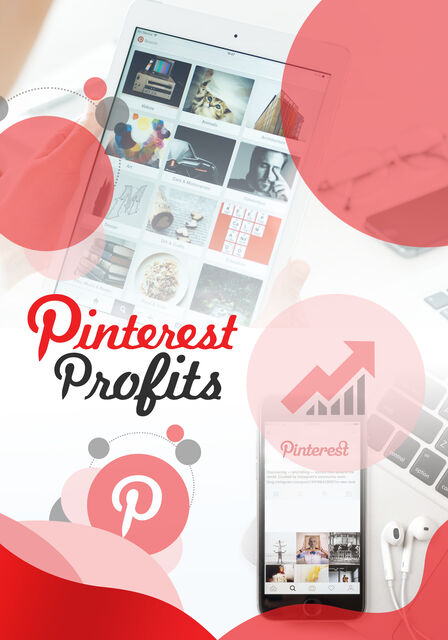 eCover representing Pinterest Profits eBooks & Reports with Private Label Rights