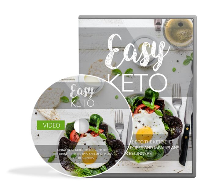 eCover representing Easy Keto Video Upgrade Videos, Tutorials & Courses with Master Resell Rights