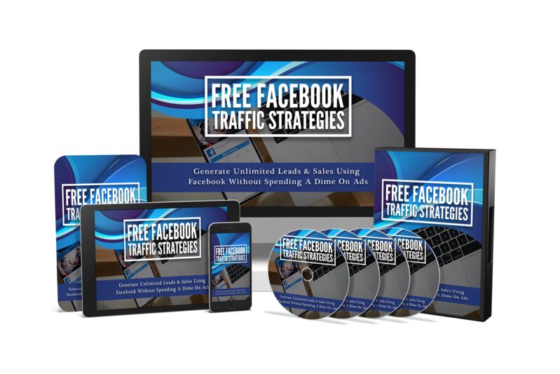 eCover representing Free Facebook Traffic Strategies Video Upgrade eBooks & Reports/Videos, Tutorials & Courses with Master Resell Rights