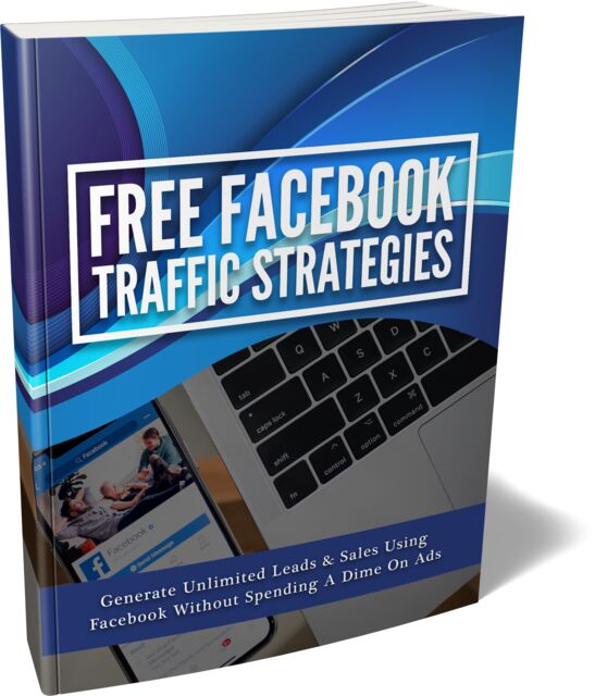 eCover representing Free Facebook Traffic Strategies eBooks & Reports with Master Resell Rights