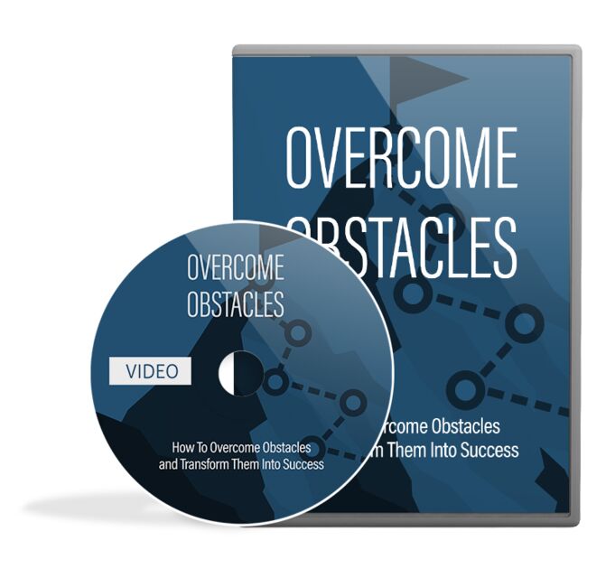 eCover representing Overcome Obstacles Video Upgrade eBooks & Reports/Videos, Tutorials & Courses with Master Resell Rights