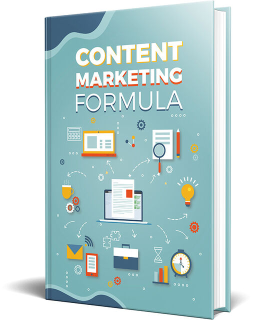 eCover representing Content Marketing Formula eBooks & Reports with Private Label Rights