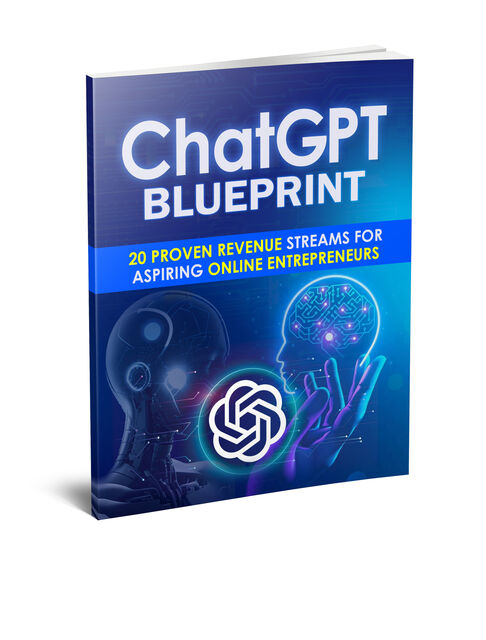 eCover representing ChatGPT Blueprint eBooks & Reports with Private Label Rights