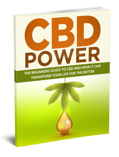 eCover representing CBD Power eBooks & Reports with Private Label Rights