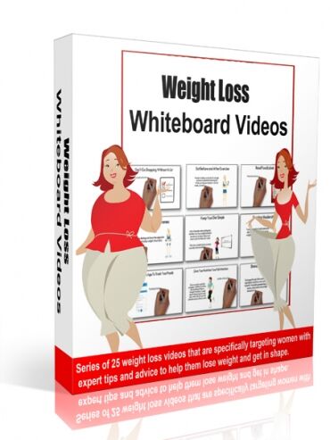 eCover representing Weight Loss Whiteboard eBooks & Reports/Videos, Tutorials & Courses with Personal Use Rights